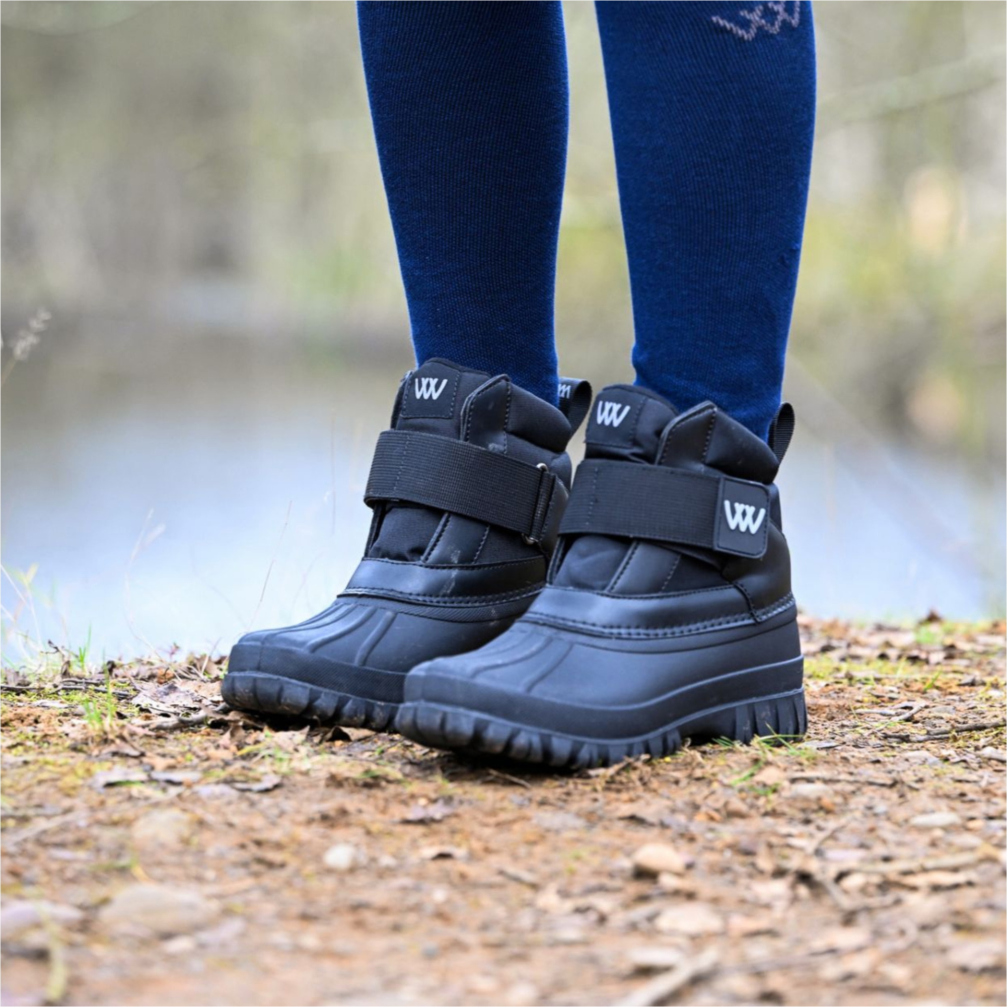 2025 Woof Wear Short Yard Boot WF0037-BKBK - Black